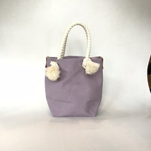 画像をギャラリービューアに読み込む, BRANCHES オリジナル　トートバッグ　＊珊瑚刺繍入り＊ウィステリア (白刺繍、白紐)
