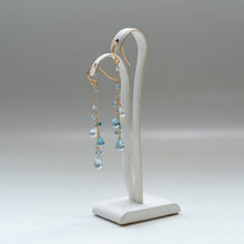 画像をギャラリービューアに読み込む, ✨NEW【11月の誕生石】ブルートパーズのチェーンピアス
