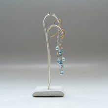 画像をギャラリービューアに読み込む, ✨NEW【11月の誕生石】ブルートパーズのチェーンピアス
