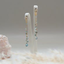 画像をギャラリービューアに読み込む, ✨NEW【11月の誕生石】ブルートパーズのチェーンピアス
