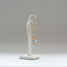 画像をギャラリービューアに読み込む, ✨NEW【11月の誕生石】ブルートパーズとシトリンのチェーンピアス
