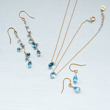 画像をギャラリービューアに読み込む, ✨NEW【11月誕生石】ブルートパーズのネックレス/ブリオレットカット
