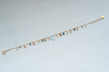 画像をギャラリービューアに読み込む, ✨NEW【11月誕生石】ブルートパーズのリーフカット/粒々ブレスレット
