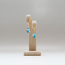 画像をギャラリービューアに読み込む, ✨NEW【11月の誕生石】ブルートパーズの一粒ピアス
