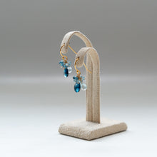 画像をギャラリービューアに読み込む, ✨NEW【11月の誕生石】ブルートパーズのブーケピアス
