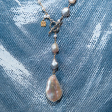 画像をギャラリービューアに読み込む, ✨NEW✨　淡水パール・ロングネックレス（ラリエット）
