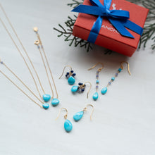 画像をギャラリービューアに読み込む, 【12月誕生石】ターコイズピアス
