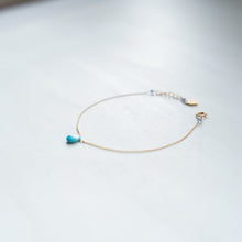 画像をギャラリービューアに読み込む, ✨NEW【12月誕生石】ターコイズのブレスレット（ペアシェイプ）
