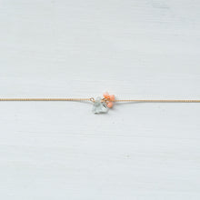 画像をギャラリービューアに読み込む, ✨NEW【3月誕生石】　アクアマリン・珊瑚チャームブレスレット
