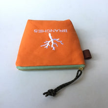 画像をギャラリービューアに読み込む, 珊瑚ロゴ刺繍ポーチ　Sサイズ(オレンジ)　
