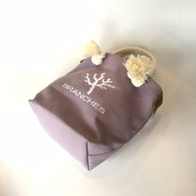 画像をギャラリービューアに読み込む, BRANCHES オリジナル　トートバッグ　＊珊瑚刺繍入り＊ウィステリア (白刺繍、白紐)
