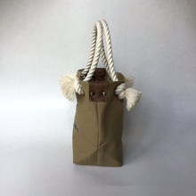 画像をギャラリービューアに読み込む, BRANCHES オリジナル　トートバッグS　＊珊瑚刺繍入り＊マッシュルーム(グレー刺繍、白紐)
