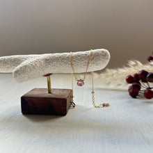 画像をギャラリービューアに読み込む, トルマリンのブレスレット/ピンク
