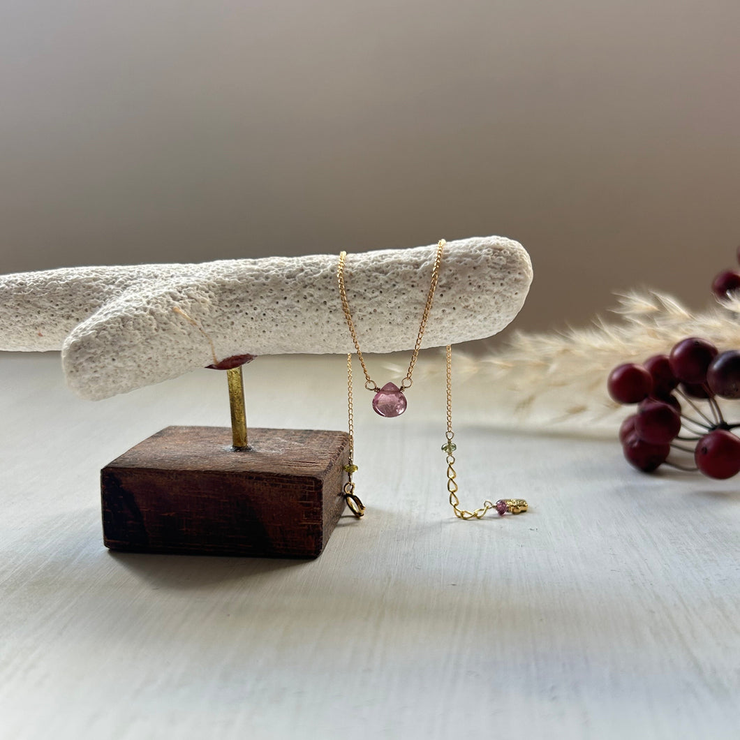 トルマリンのブレスレット/ピンク