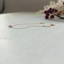 画像をギャラリービューアに読み込む, トルマリンのブレスレット/ピンク
