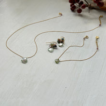 画像をギャラリービューアに読み込む, ウォーターメロントルマリン/ブーケピアス
