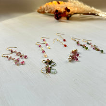 画像をギャラリービューアに読み込む, オパールとトルマリンのピアス
