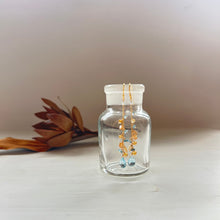 画像をギャラリービューアに読み込む, ✨NEW【11月の誕生石】ブルートパーズとシトリンのチェーンピアス
