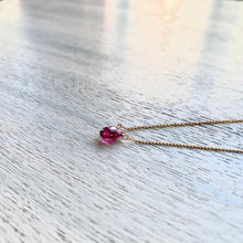 画像をギャラリービューアに読み込む, 【10月誕生石】トルマリンのネックレス/ペアシェイプ
