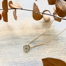 画像をギャラリービューアに読み込む, 【10月誕生石】トルマリンのネックレス/ウォーターメロン
