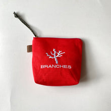 画像をギャラリービューアに読み込む, NEW✨　珊瑚ロゴ刺繍ポーチ　Sサイズ(レッド)　
