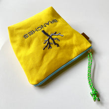 画像をギャラリービューアに読み込む, NEW✨　珊瑚ロゴ刺繍ポーチ　Sサイズ(イエロー)　
