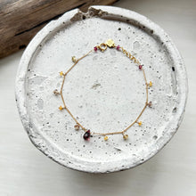 画像をギャラリービューアに読み込む, ✨NEW【1月誕生石】ガーネットのチャームブレスレット
