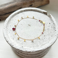 画像をギャラリービューアに読み込む, ✨NEW【1月誕生石】ガーネットのチャームブレスレット
