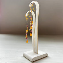 画像をギャラリービューアに読み込む, ✨NEW【1月誕生石】スぺサタイトガーネットチェーンピアス
