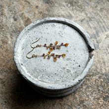 画像をギャラリービューアに読み込む, ✨NEW【1月誕生石】スぺサタイトガーネットチェーンピアス
