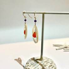 画像をギャラリービューアに読み込む, ✨NEW✨ 白蝶ドーナツ・天然石ピアス
