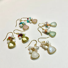 画像をギャラリービューアに読み込む, ✨NEW✨ 天然石のブーケピアス（フクリン）
