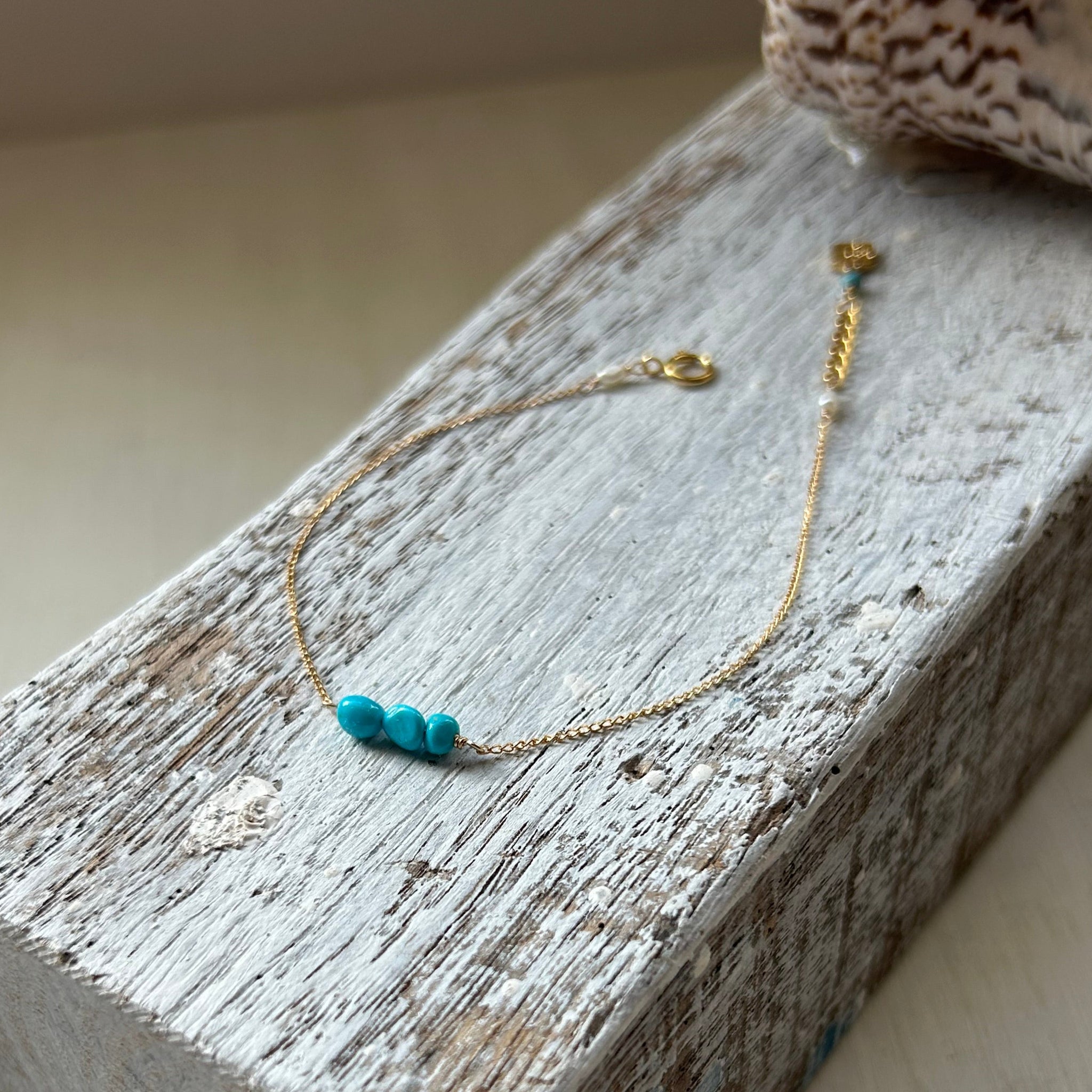 BRANCHES K14GF ターコイズブレスレット 石垣島アクセサリー