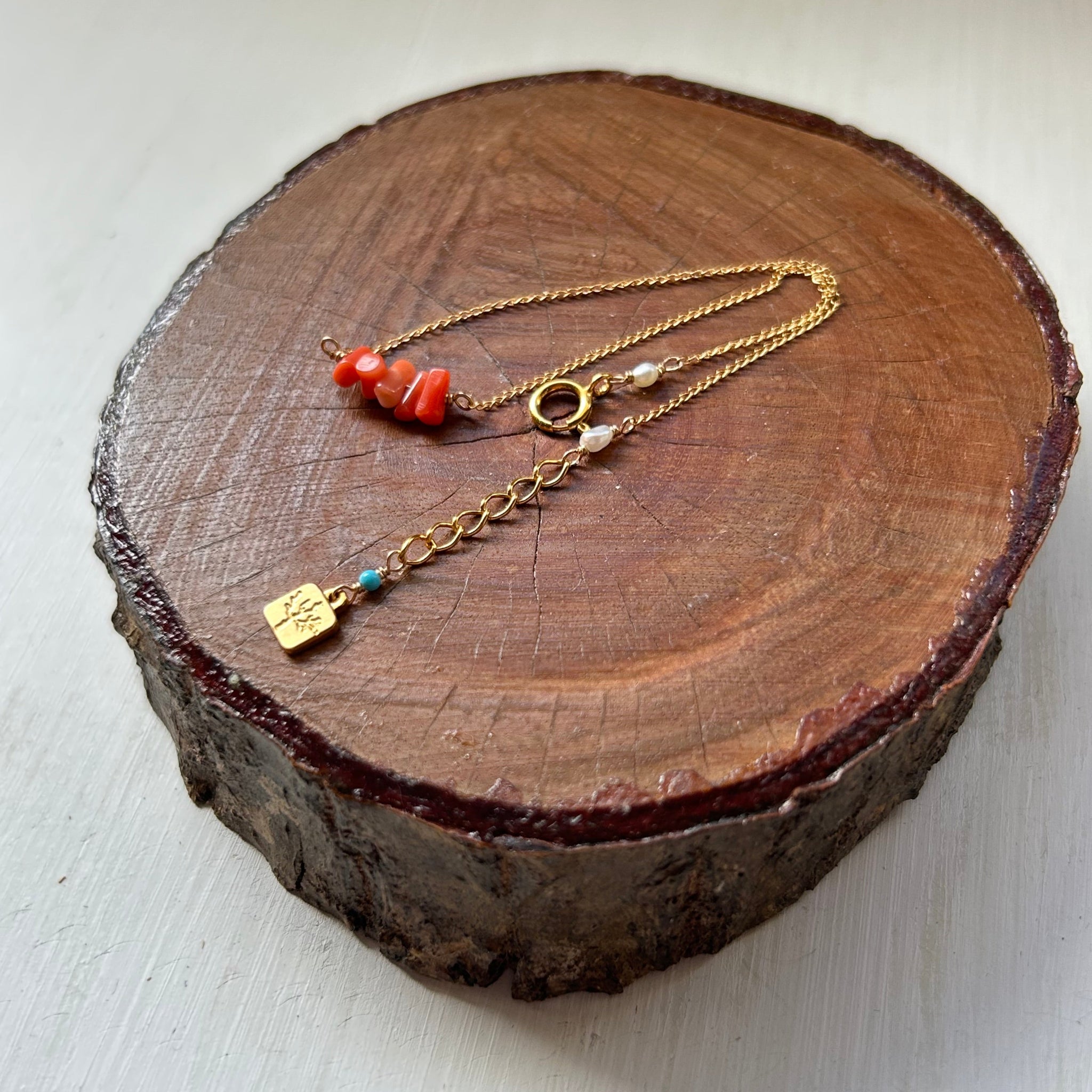 BRANCHES K14GF 深海珊瑚ブレスレット 石垣島アクセサリー